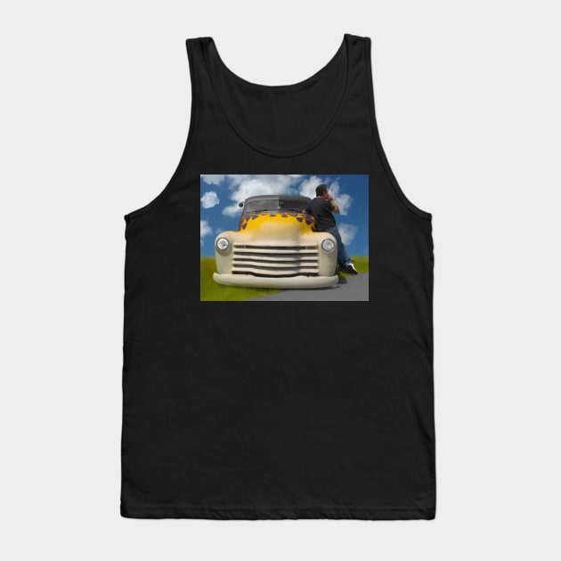 Smoke Break Tank Top by kenmo